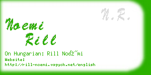 noemi rill business card